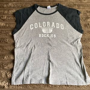 Y2k Colorado Rockies shirt